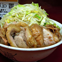 「ラーメン＋豚入り250円＋和ッカレー100円(ヤサイ)」@ラーメン二郎 相模大野店の写真