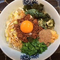 「台湾まぜそば￥850円(大盛り・追い飯無料)」@特級鶏蕎麦 龍介の写真