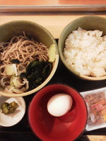 「朝定食（ぶっかけ）\290」@蕎麦屋 みはちの写真