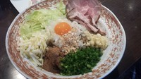 「黒どろ混ぜ蕎麦、ちーずトッピング」@麺や 虎徹の写真