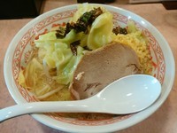 「【キャベふじ麺(中盛・250g・生姜)780円】→600円」@特級豚骨 中華そば湊生の写真