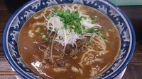 「牛スジカレー煮込み麺（850円）＋チーズ追加（50円）」@あら焼鶏白湯 カシムラの写真