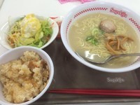 「ラーメン＋サラダセット」@スガキヤ 瀬戸アピタ店の写真