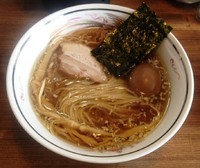 「中華そば 650円 + かたゆで味付玉子 100円」@中華そば 尋の写真