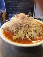 「赤らーめん780円」@らーめん大 竹ノ塚店の写真