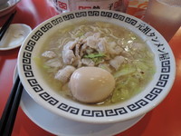 「タンメン+肉増量+味付卵」@元祖タンメン屋 前一色店の写真