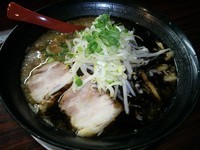 「【限定】焦し味噌らあめん　（並盛）」@煮干しらあめん 燕黒の写真