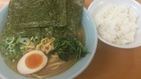 「らすた麺＋ライス中(サービス)」@極楽汁麺 らすたの写真