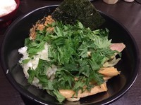 「梅しそ油そば(890円)」@台湾まぜそば・油そば専門 あびすけ 西新宿7丁目店の写真