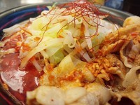 「紅らーめん＋ビール小瓶」@麺創研 紅 府中の写真