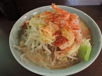 「｢小ラーメン少なめ トウガラシ｣ 730円」@ラーメン二郎 JR西口蒲田店の写真