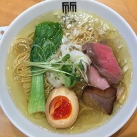 「塩中華そば￥800円」@竹末東京プレミアムの写真