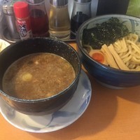 「豚骨魚介つけめん」@焦がしねぎらーめん 葱次郎 大宮西口店の写真