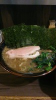 「のりラーメン かため」@神田ラーメン わいず 神田本店の写真