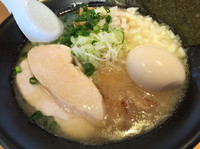 「魚介濃厚鶏白湯らーめん780円、味玉100円」@麺屋 雷 鶏’sの写真