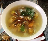 「かきそば　950円」@おこげとぎょうざの写真