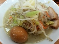 「鶏ぶた塩タンメン＋味玉 （150311）」@富白 御徒町本店の写真