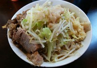 「小ラーメン　ニンニクアブラ　650円」@ラーメン二郎 会津若松駅前店の写真