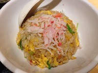 「ラーメン＋カニチャーハン（サラダ・漬物・デザート付）」@中華式居酒屋 萬来仙閣の写真