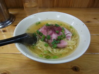 「<限定> アゴ煮干塩ラーメン 750円」@麺屋 玲の写真