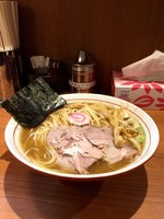 「煮干しそば（細麺）＋替玉」@煮干中華そば 鈴蘭 中野店の写真