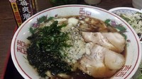 「燕三条風背脂中華そば　８００円」@宮崎郷土料理 どぎゃんの写真