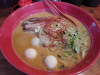 「名古屋の赤だし味噌ラーメン750円」@麺屋 無限の写真