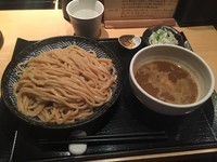 「素つけ麺 ５００円＋中盛300ｇ １００円」@つけ麺 道の写真