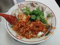「キムチらあめん」@ちゃあしゅうめん ゆうらいの写真