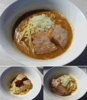 「中華そば・辛油そば・油そば」@煮干乱舞の写真