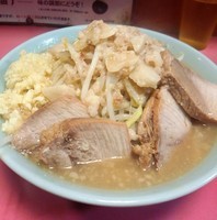 「ラーメン+チャーシュー　全部増し」@ラーメン二郎 歌舞伎町店の写真