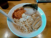 「激辛らーめん(大盛) ￥880」@魚介とんこつらーめん 晴れ空の写真