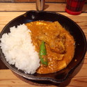 北陸産大根と厚揚げ豆腐のチキンカレー990円