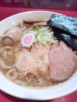 「味玉ラーメン　麺増し」@麺屋しのはら 三日月食堂の写真