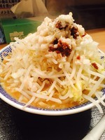 「角ふじらーめん中盛（660円）」@炎神 角ふじの写真