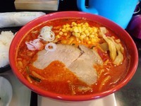 「辛みそジンジャー・10辛」@ざかすらーめんの写真