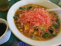 「桜えびのラーメン1058円が500円4/3まで」@百香亭 野田店の写真