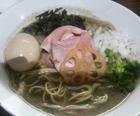 「濃厚煮干そば￥800＋むじゃ玉(75g)￥100」@ニボムジャキの写真