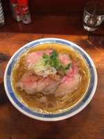 「煮干しそば750円+チャーシュー200円+炊き込みごはん100円」@中華そば しば田の写真