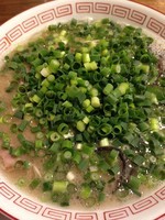 「博多ラーメン ネギ増し」@博多屋台の写真