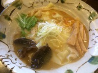 「塩 850円 海老ワンタン200円」@いち井の写真