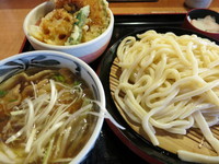 「Ａつけ汁うどんランチ745円」@久兵衛屋 野田七光台店の写真