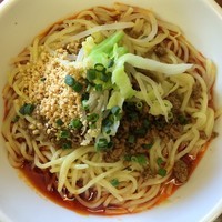「成都式(汁なし)担担麺￥850円(大盛サービスCP)」@担担麺 すご六の写真