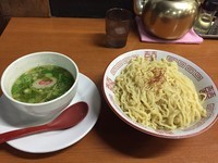 「柚子塩のつけそば(850円)」@横浜中華そば 維新商店の写真