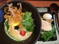 「鶏soba+豪華（全のせ）」@三代目 晴レル屋の写真