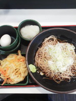 「朝そば（おろし・冷）\330＋温玉（クーポン）」@ゆで太郎 東陽5丁目店の写真