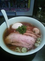 「湘南温麺 雅 (味玉トッピング)」@麺や Bar 渦の写真