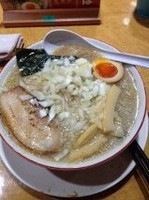 「極太豚脂そば（煮干しシングル）」@鶏番長の写真