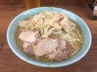 「ラーメン（アブラ）　７００円」@ラーメン二郎 池袋東口店の写真
