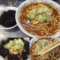 「極辛そば 850円 （麺カタメ） 岩海苔100円」@滝野川大勝軒の写真